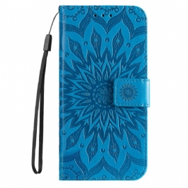 Kožený Kryt Xiaomi Redmi Note 13 4g Mandala S Popruhem