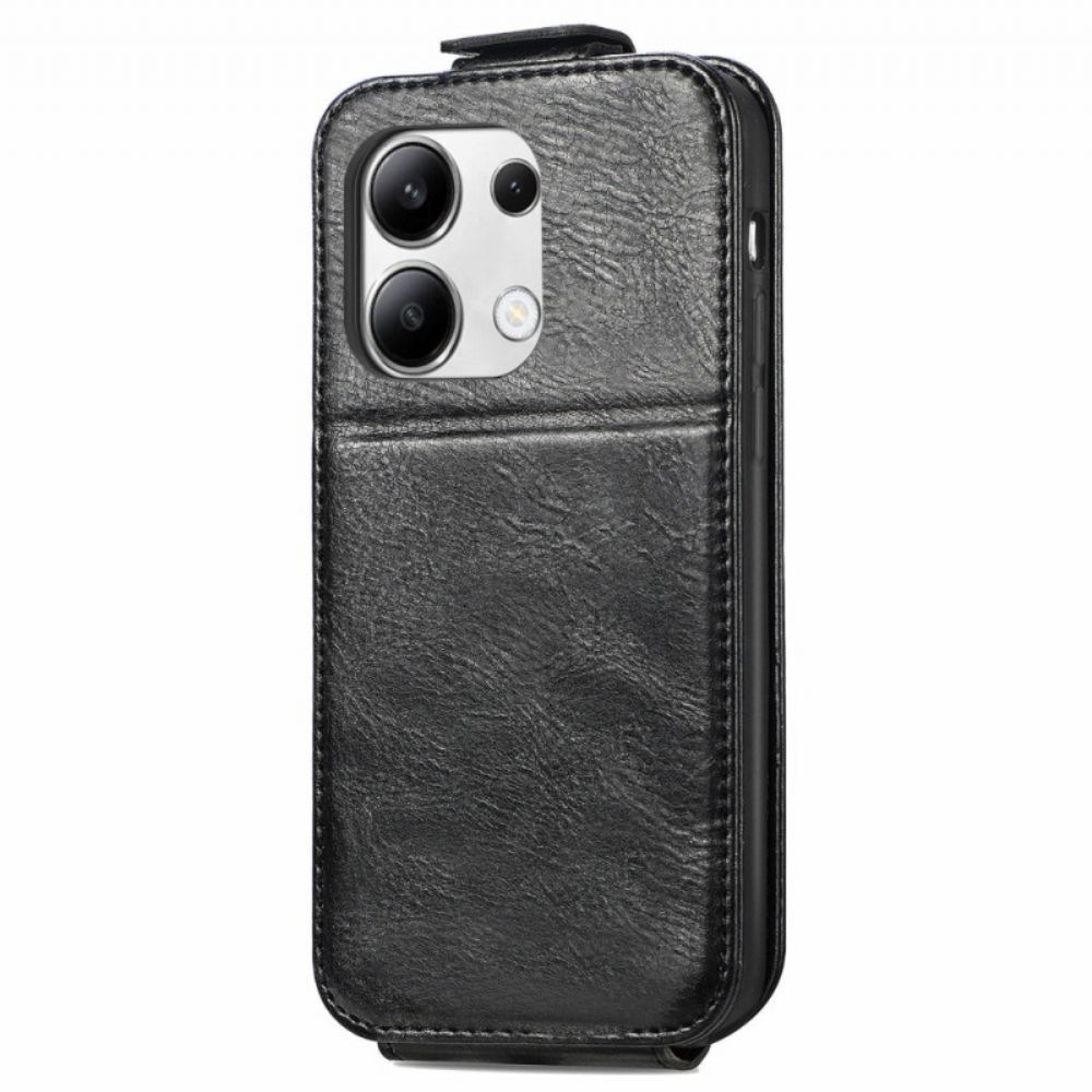 Kožený Kryt Xiaomi Redmi Note 13 4g Peněženka Na Mince S Vertikální Klapkou