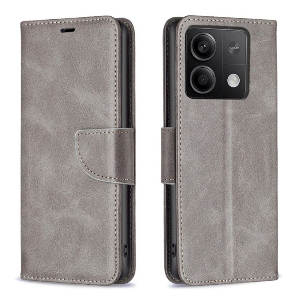 Kožený Kryt Xiaomi Redmi Note 13 4g Podpora A Šňůrka