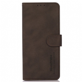 Kožený Kryt Xiaomi Redmi Note 13 4g Retro Kožený Styl Khazneh