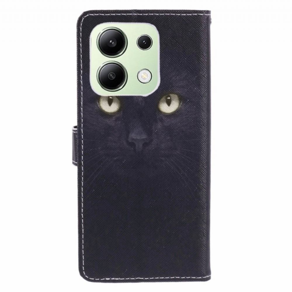 Kožený Kryt Xiaomi Redmi Note 13 4g Strappy Cat Eyes