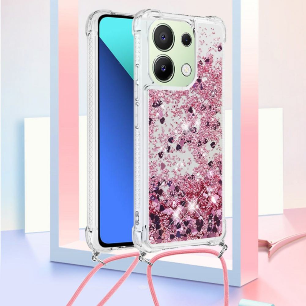 Kryt Na Xiaomi Redmi Note 13 4g Flitrovaná Šňůra