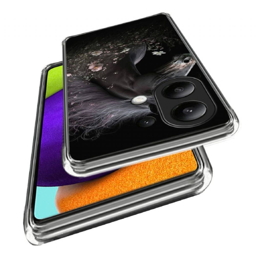 Kryt Na Xiaomi Redmi Note 13 4g Kůň A Květina