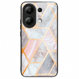 Kryt Na Xiaomi Redmi Note 13 4g Tvrzené Sklo Z Růžového Mramoru