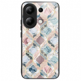 Kryt Xiaomi Redmi Note 13 4g Kryty Na Mobil Pěkné Mramorové Tvrzené Sklo
