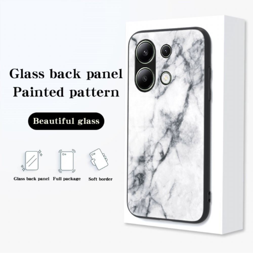 Kryt Xiaomi Redmi Note 13 4g Mramorové Tvrzené Sklo