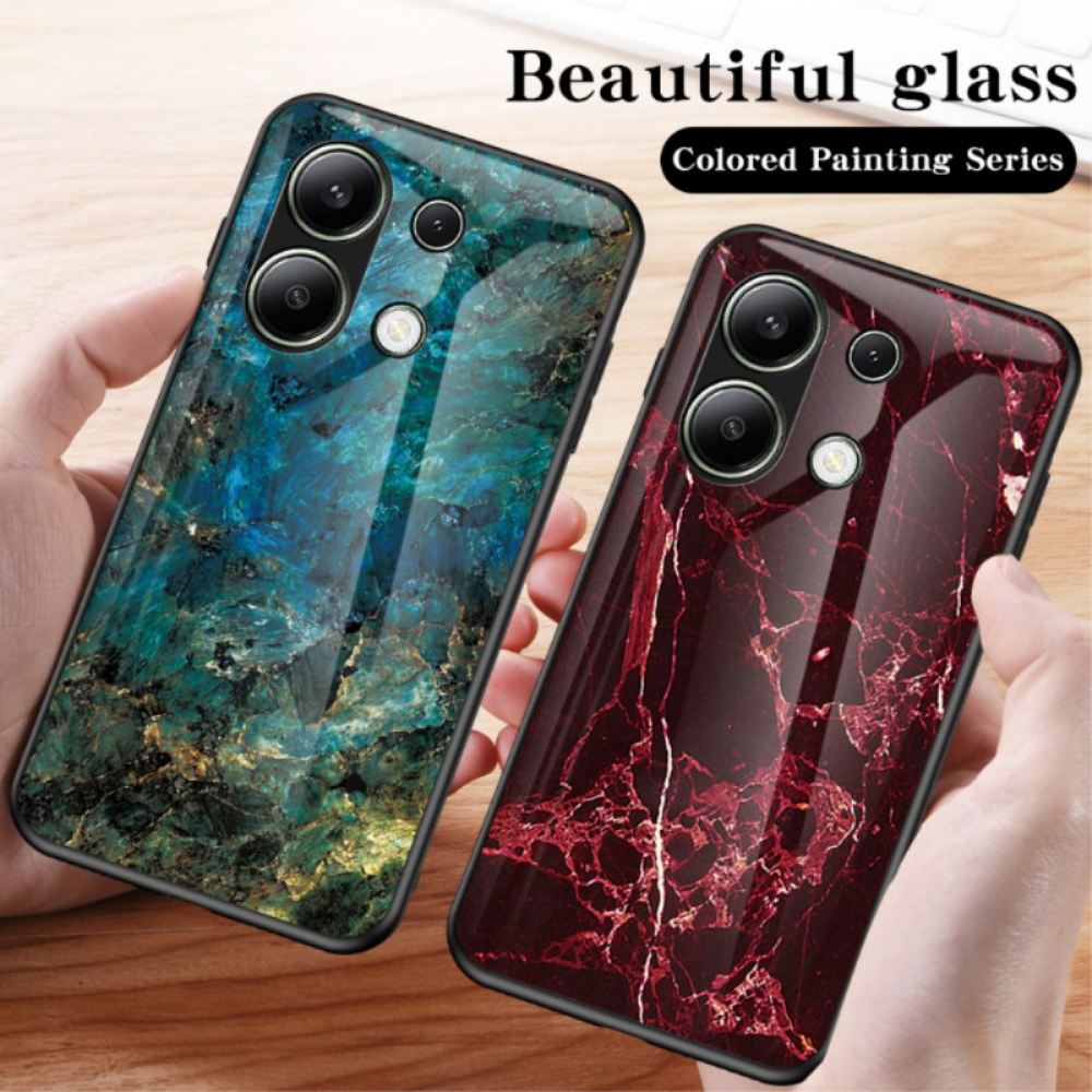 Kryt Xiaomi Redmi Note 13 4g Mramorové Tvrzené Sklo