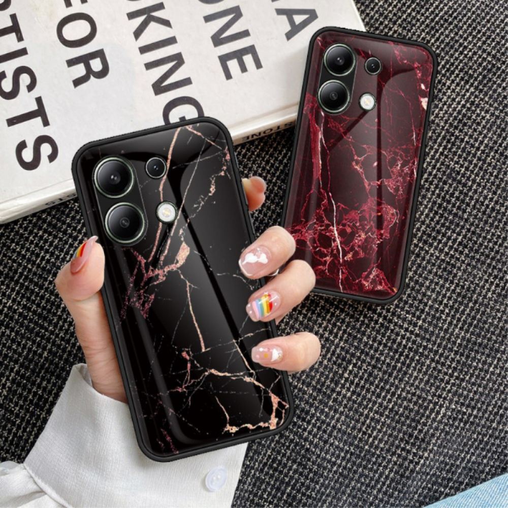 Kryt Xiaomi Redmi Note 13 4g Mramorové Tvrzené Sklo