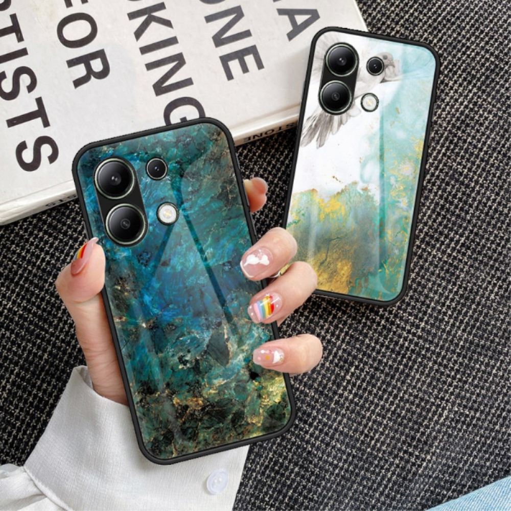 Kryt Xiaomi Redmi Note 13 4g Mramorové Tvrzené Sklo