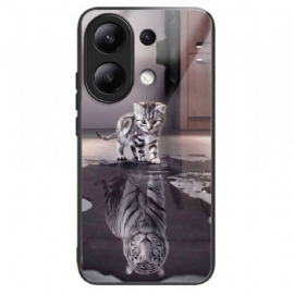 Kryt Xiaomi Redmi Note 13 4g Tvrzené Sklo Pro Kočky A Tygry
