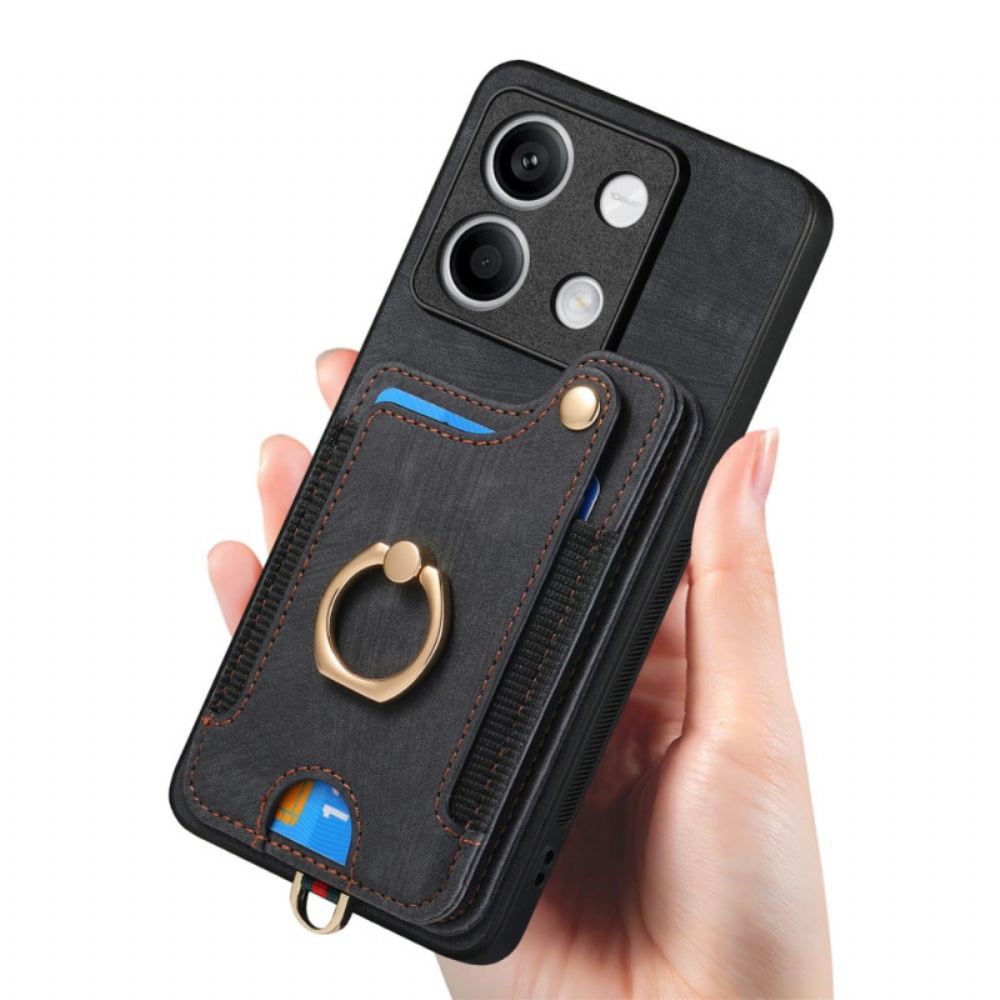 Kryt Xiaomi Redmi Note 13 4g Vintage S Držákem Karty A Šňůrkou