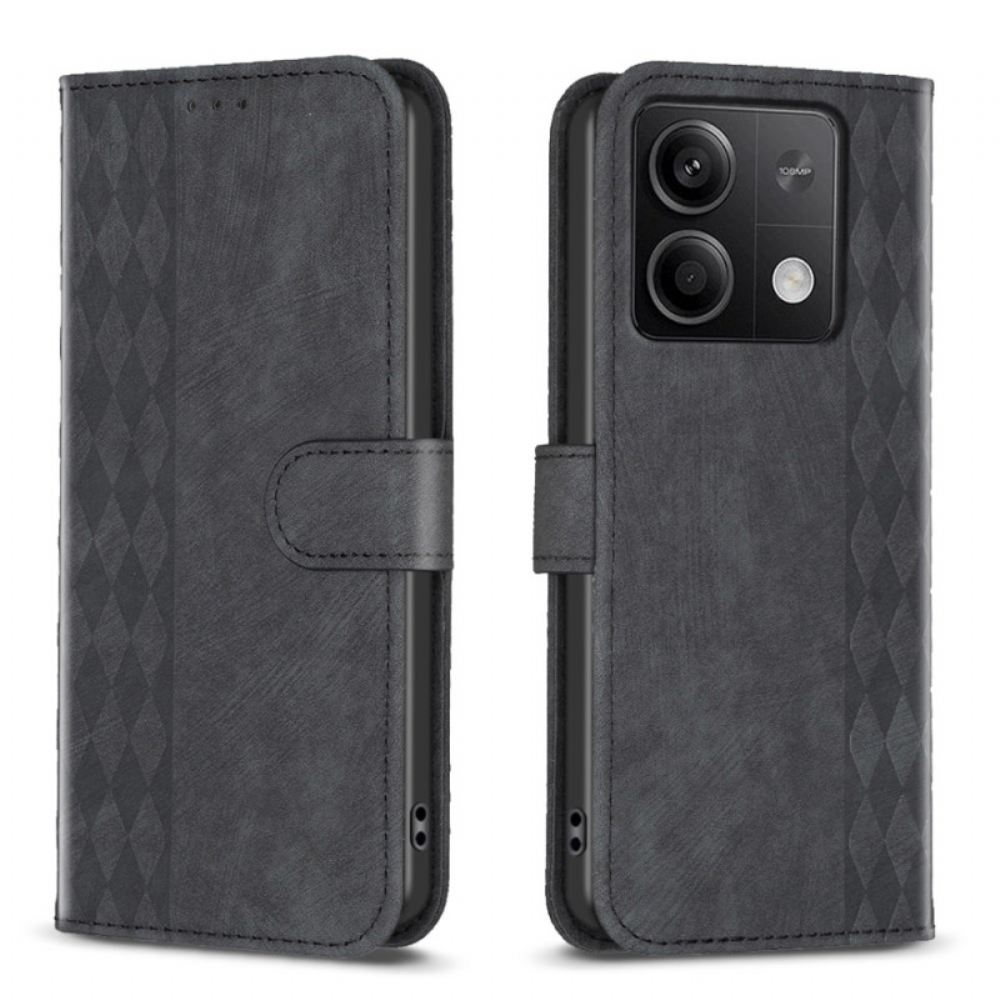 Peněženková Pouzdra Xiaomi Redmi Note 13 4g Kryty Na Mobil Diamantový Vlys
