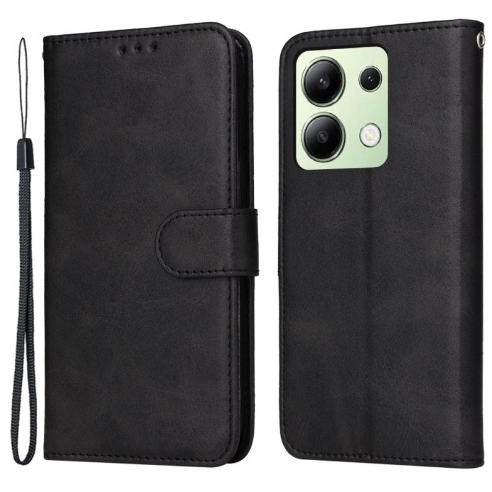 Peněženková Pouzdra Xiaomi Redmi Note 13 4g Kryty Na Mobil Spojené S Popruhem