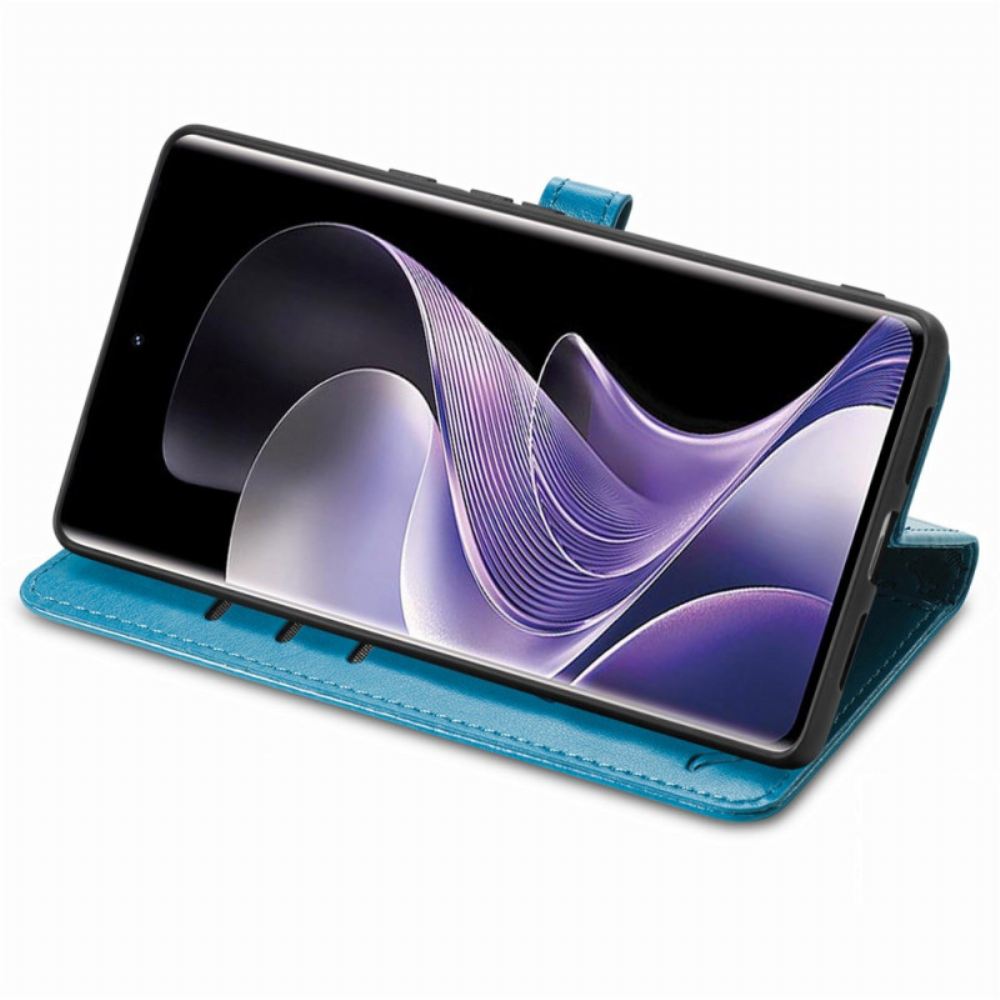 Kožený Kryt Na Xiaomi Redmi Note 14 Pro 5g Animovaná Zvířata