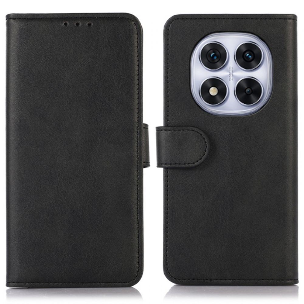 Kožený Kryt Na Xiaomi Redmi Note 14 Pro 5g Kožený Efekt