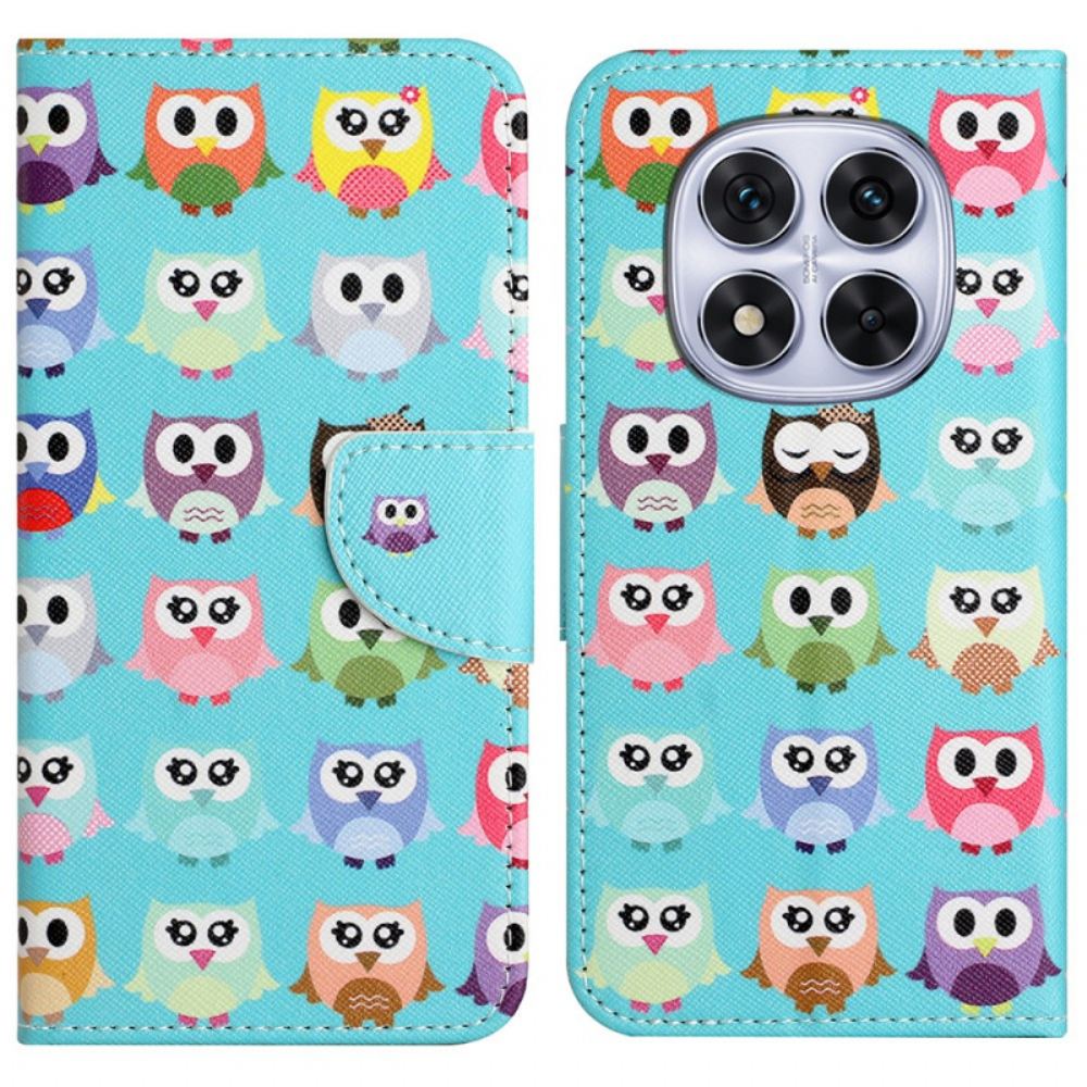 Kožený Kryt Na Xiaomi Redmi Note 14 Pro 5g Kmen Sov