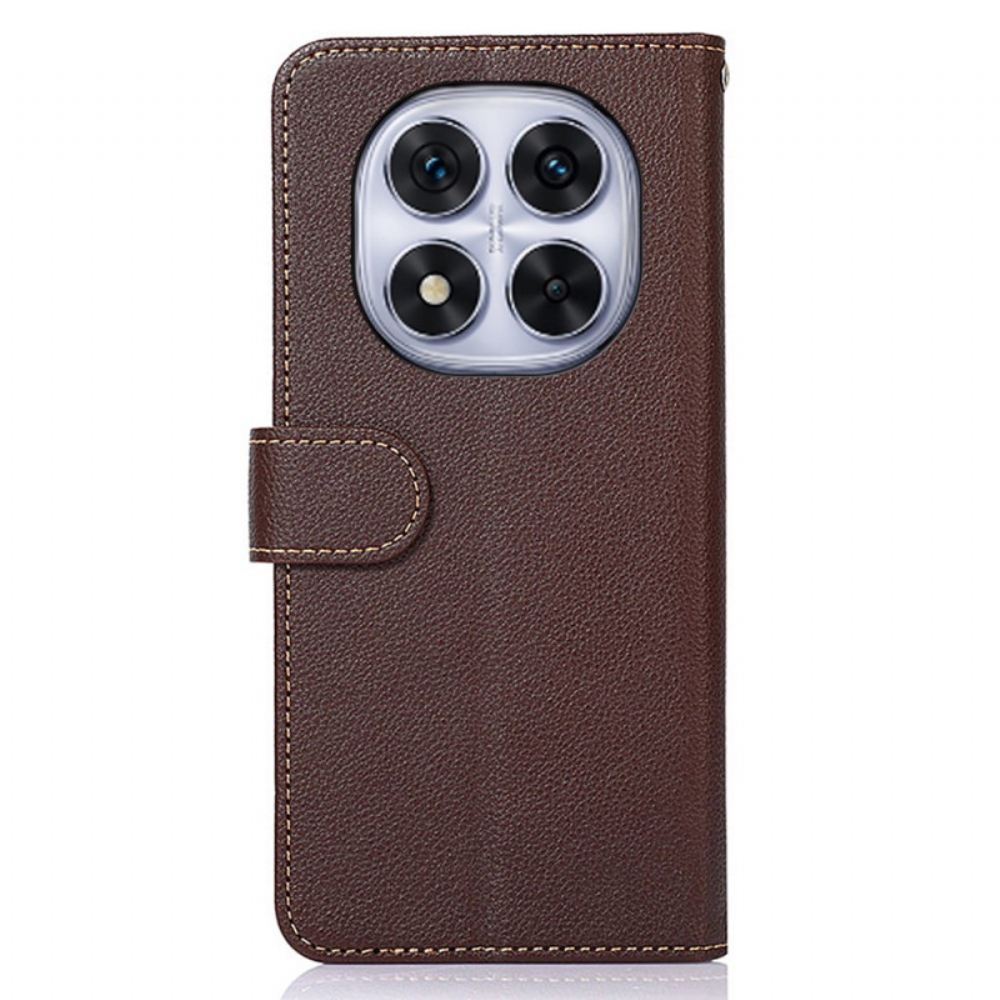 Kožený Kryt Xiaomi Redmi Note 14 Pro 5g Dvoubarevné Khazneh