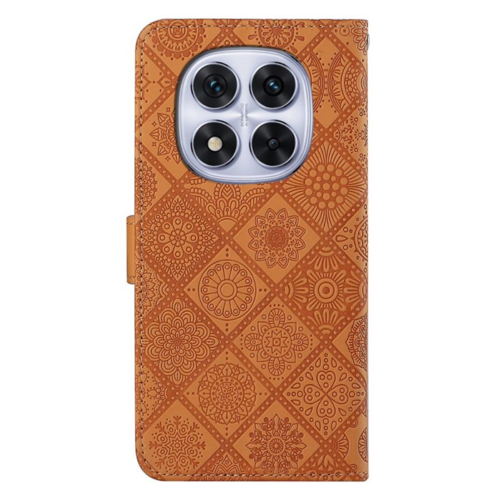 Kožený Kryt Xiaomi Redmi Note 14 Pro 5g Etnický