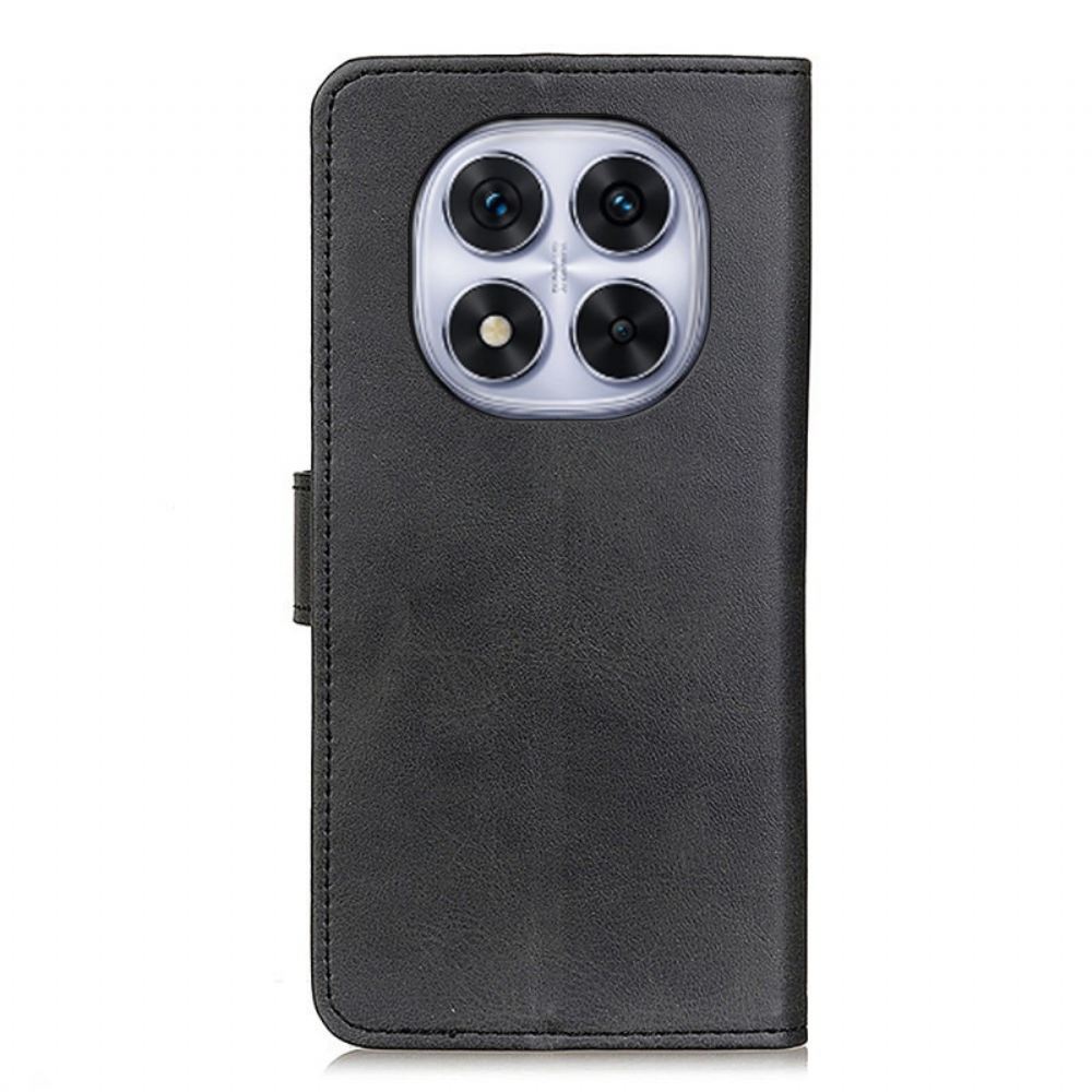 Kožený Kryt Xiaomi Redmi Note 14 Pro 5g Matná Umělá Kůže