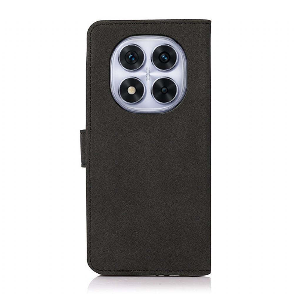 Kožený Kryt Xiaomi Redmi Note 14 Pro 5g Semišový Efekt Abeel