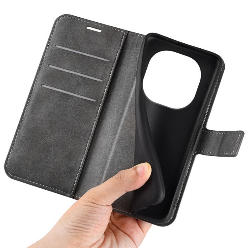 Kožený Kryt Xiaomi Redmi Note 14 Pro 5g Kožený Styl