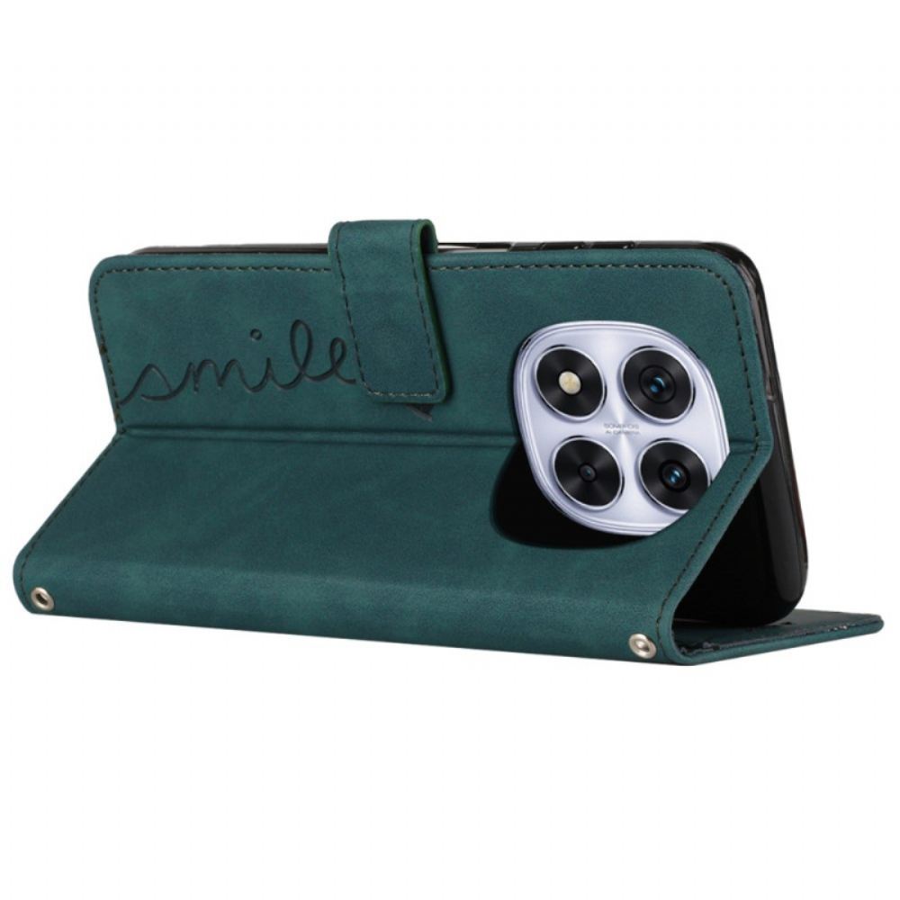 Kožený Kryt Xiaomi Redmi Note 14 Pro 5g Úsměv