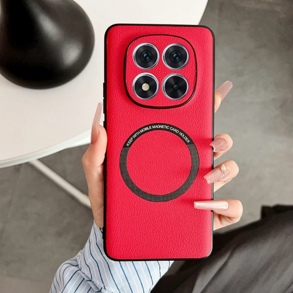 Kryt Na Xiaomi Redmi Note 14 Pro 5g Kompatibilní S Magsafe Kožený Efekt