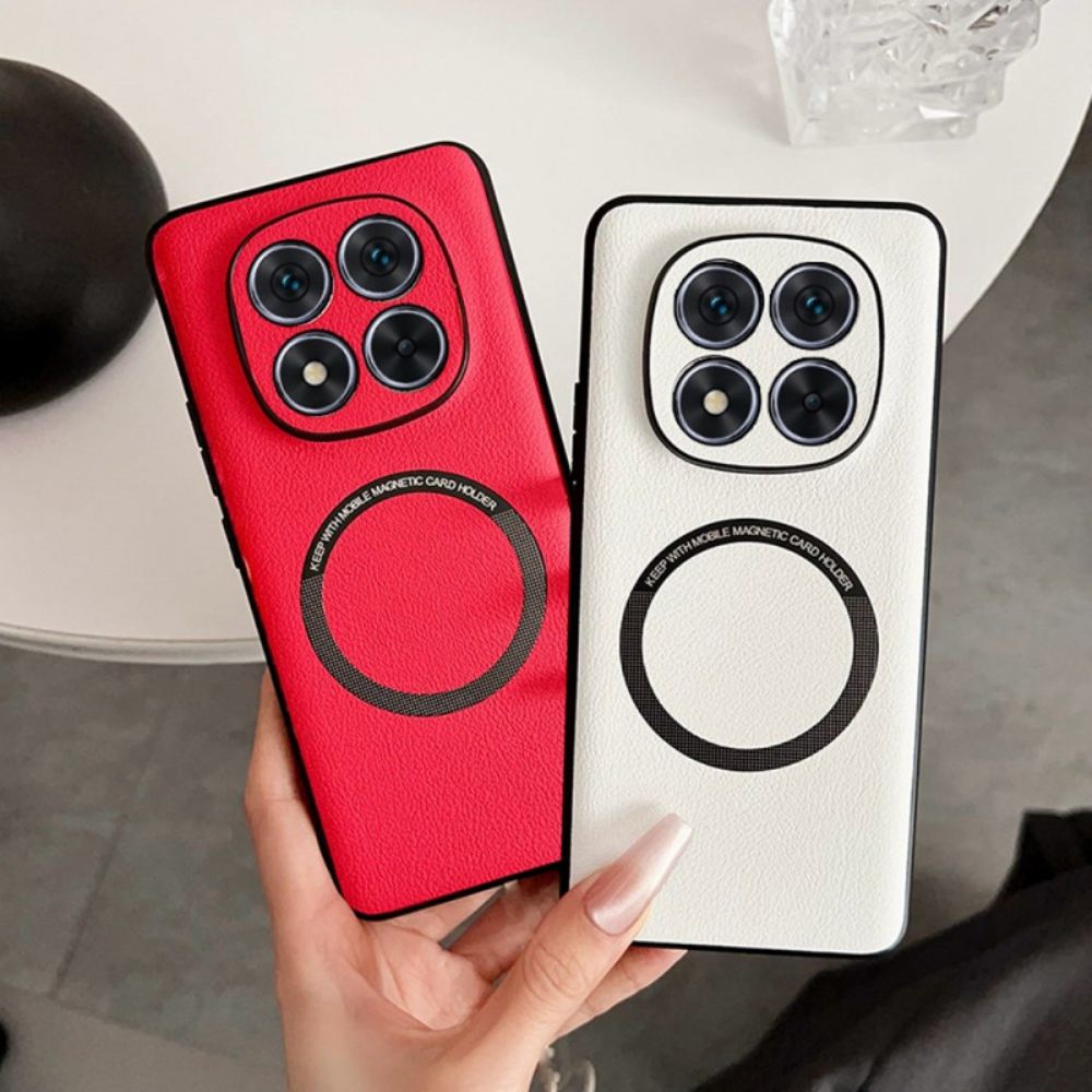 Kryt Na Xiaomi Redmi Note 14 Pro 5g Kompatibilní S Magsafe Kožený Efekt