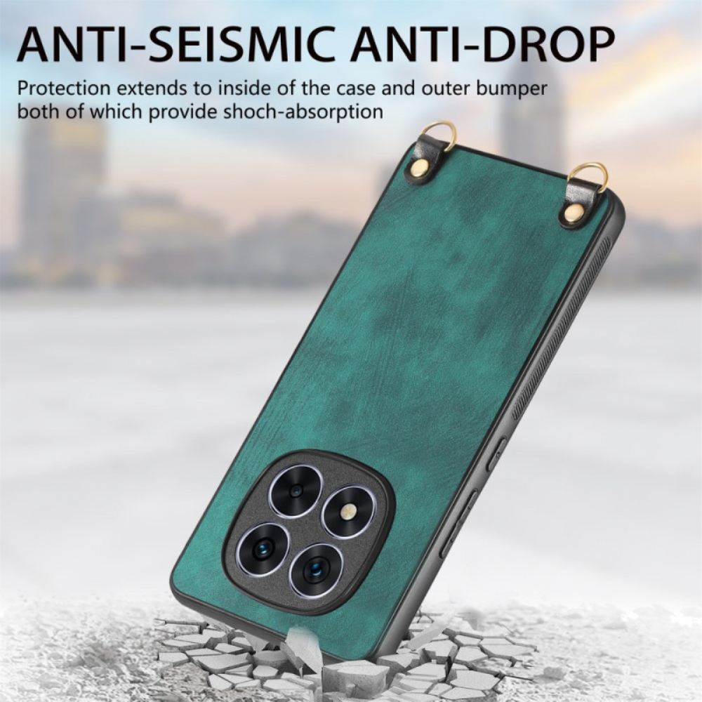 Kryt Xiaomi Redmi Note 14 Pro 5g Kožený Efekt