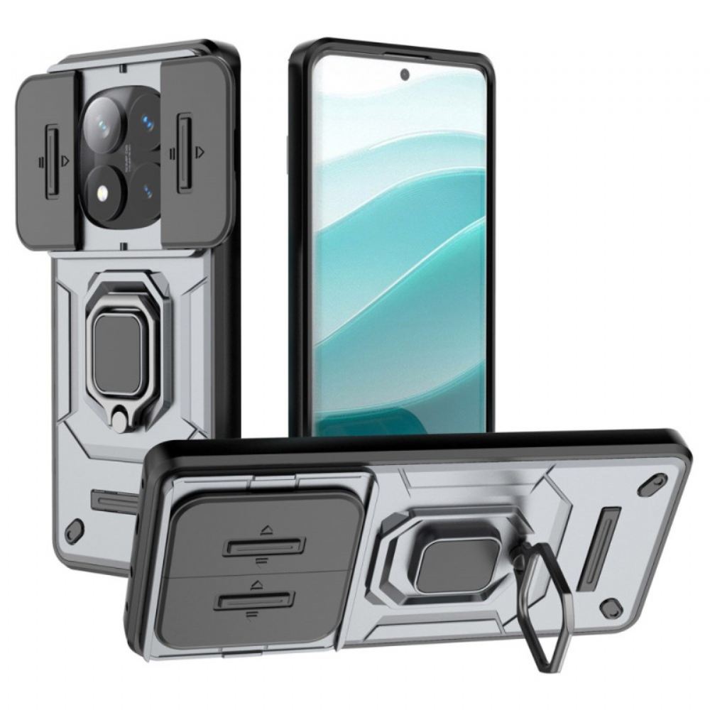 Kryt Xiaomi Redmi Note 14 Pro 5g Odolný Držák Na Prsten A Chránič Čočky