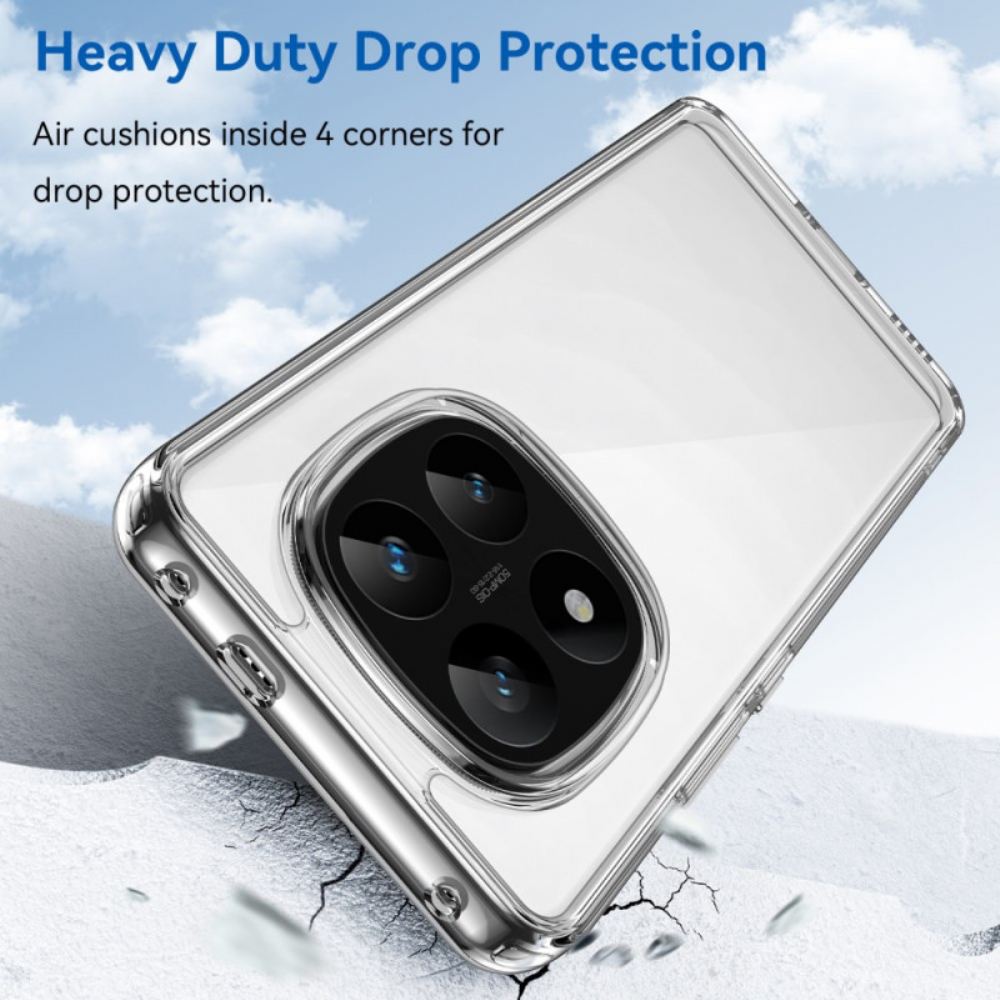 Kryt Xiaomi Redmi Note 14 Pro 5g Průhledný S Celoplošným Tvrzeným Sklem