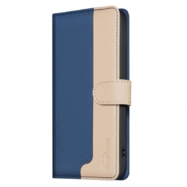 Peněženková Pouzdra Xiaomi Redmi Note 14 Pro 5g Kryty Na Mobil Binfen Color Dvoubarevný Vzor