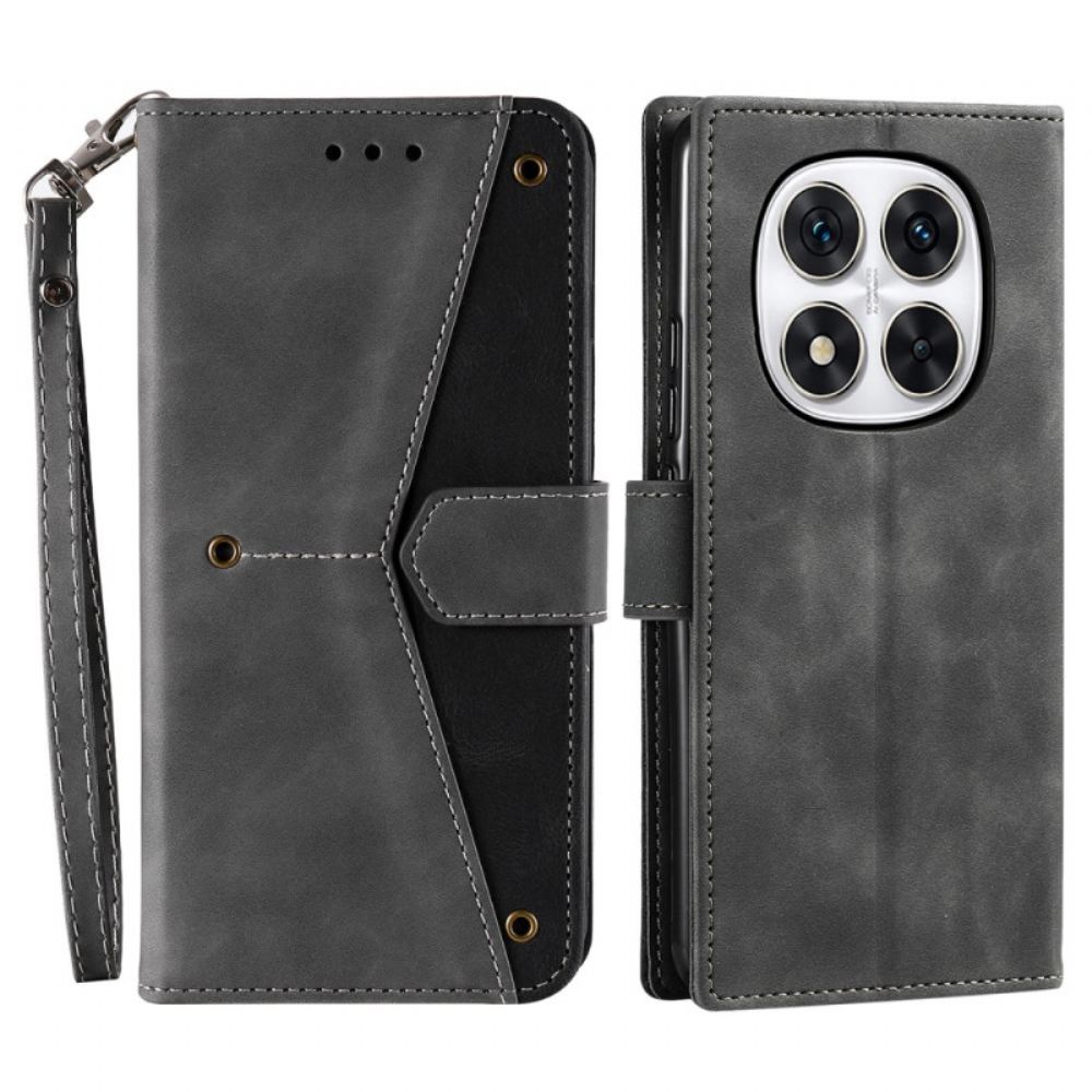 Peněženková Pouzdra Xiaomi Redmi Note 14 Pro 5g Kryty Na Mobil Vintage Dvoubarevný