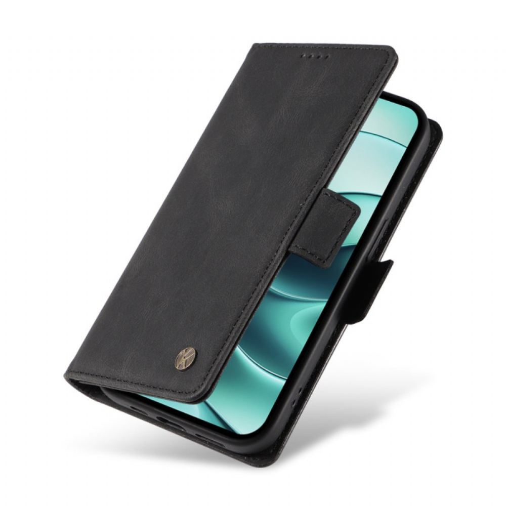 Peněženková Pouzdra Xiaomi Redmi Note 14 Pro 5g Kryty Na Mobil Ykatu Suede Effect