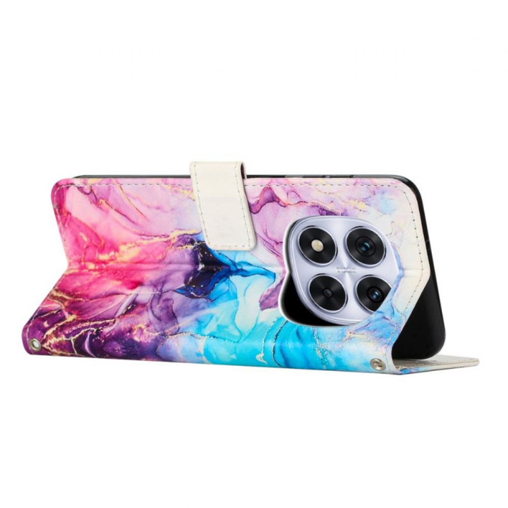 Peněženková Pouzdra Xiaomi Redmi Note 14 Pro 5g Mramor