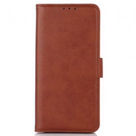 Kožený Kryt Motorola Edge 50 Kožený Efekt