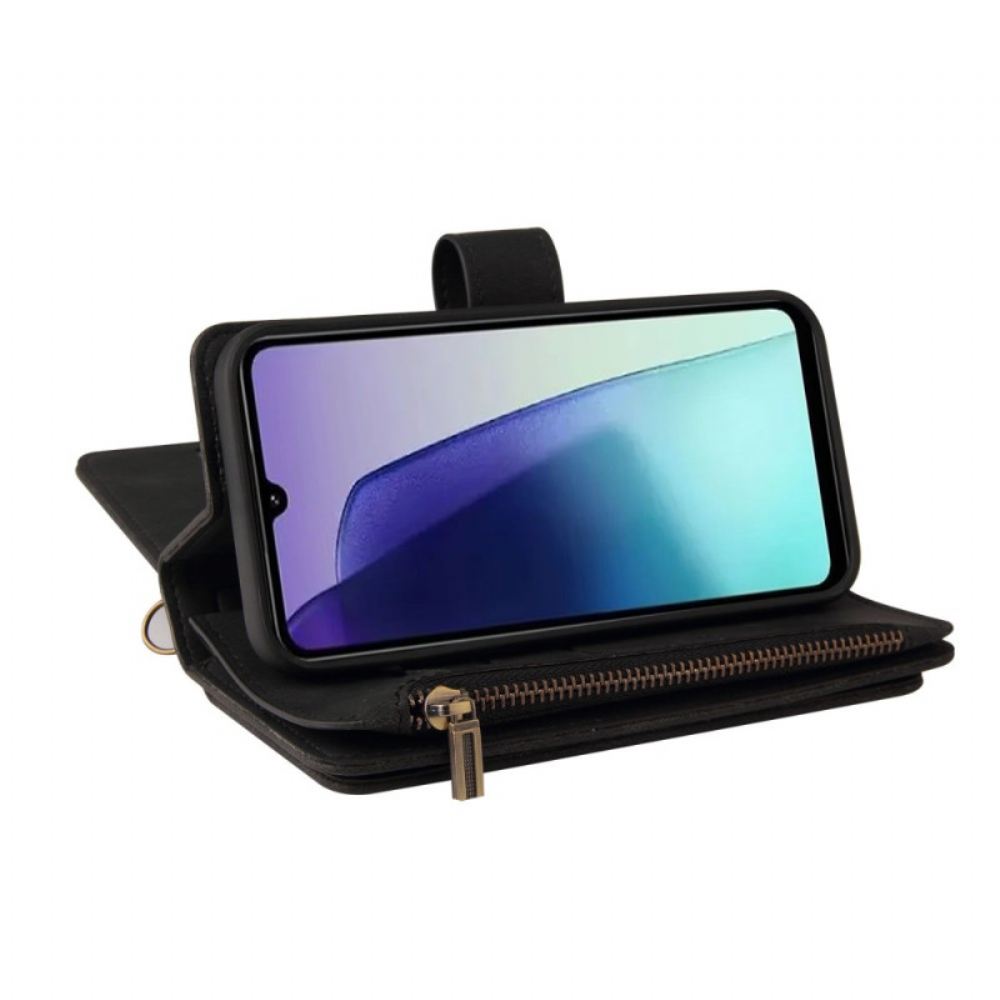 Kožený Kryt Na Motorola Edge 50 Multifunkční
