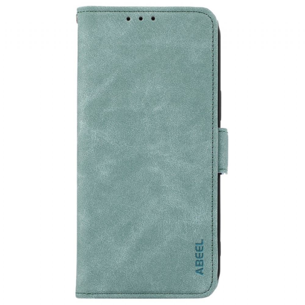 Peněženková Pouzdra Motorola Edge 50 Kryty Na Mobil Abeel Suede Effect