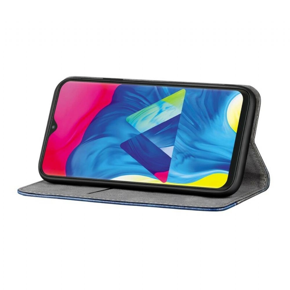 Kryty Na Mobil Na Samsung Galaxy A10 Flipové Pouzdro Knoflík Z Umělé Kůže Černý