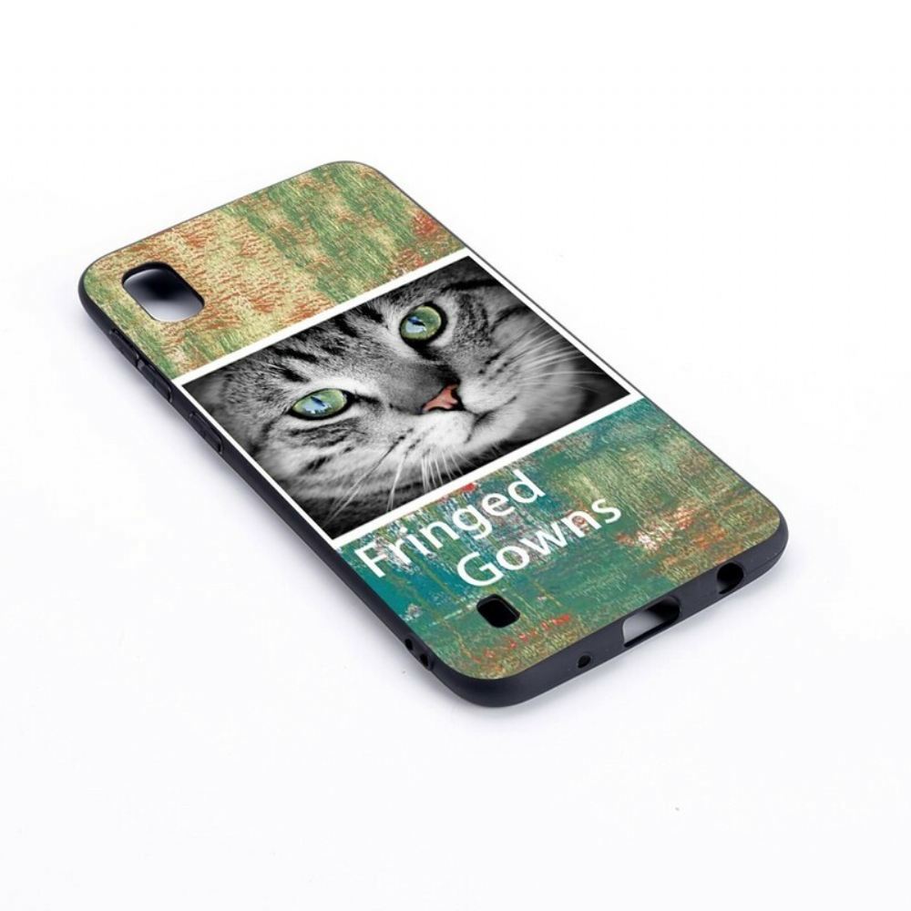 Kryty Na Mobil Na Samsung Galaxy A10 Silikonové Šaty S Pružnými Třásněmi