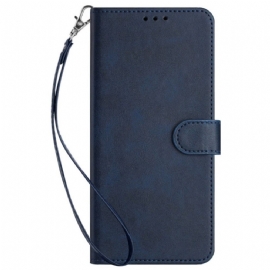 Kožený Kryt Na Vivo V30 5g Kožený Efekt S Řemínkem