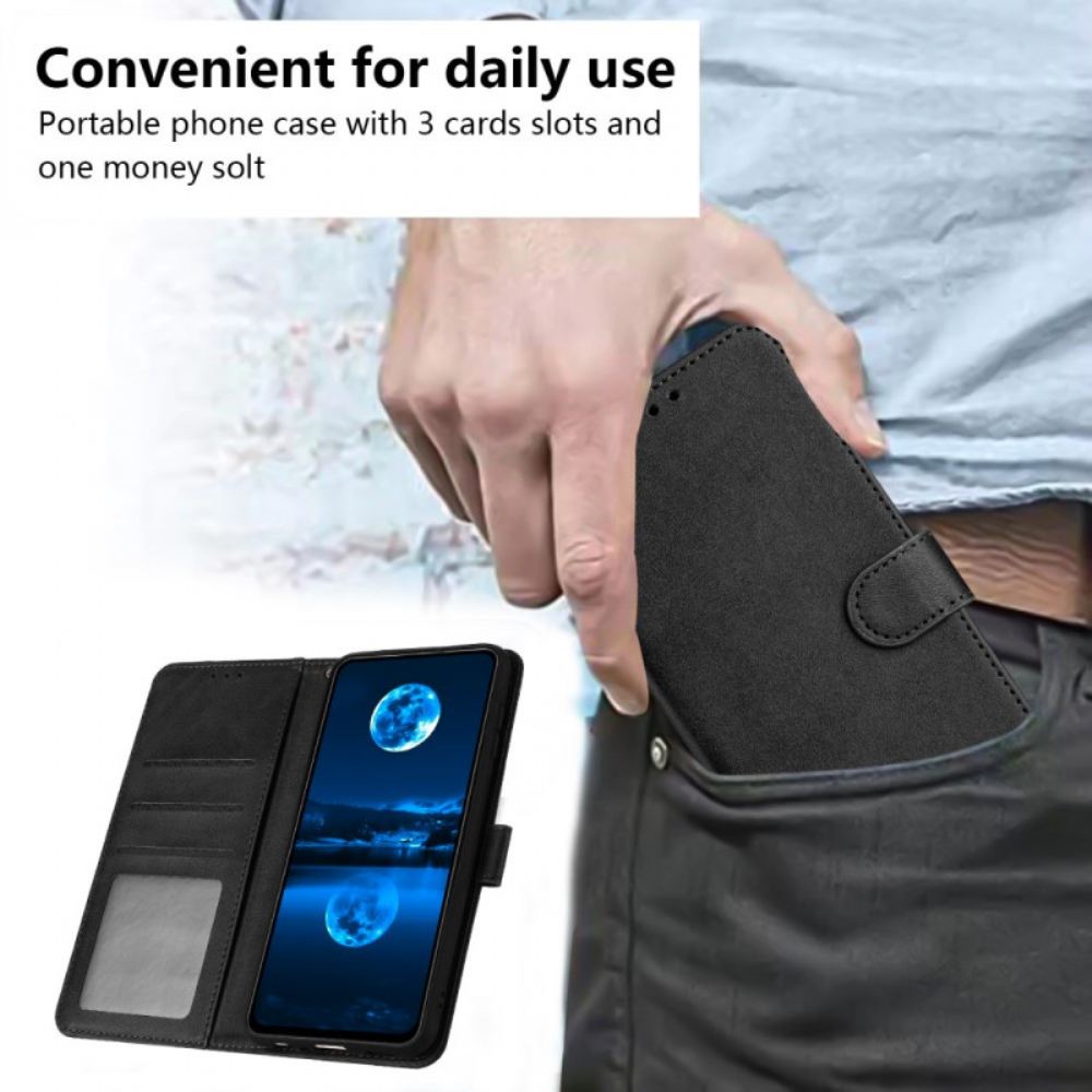 Kožený Kryt Na Vivo V30 5g Kožený Efekt S Řemínkem