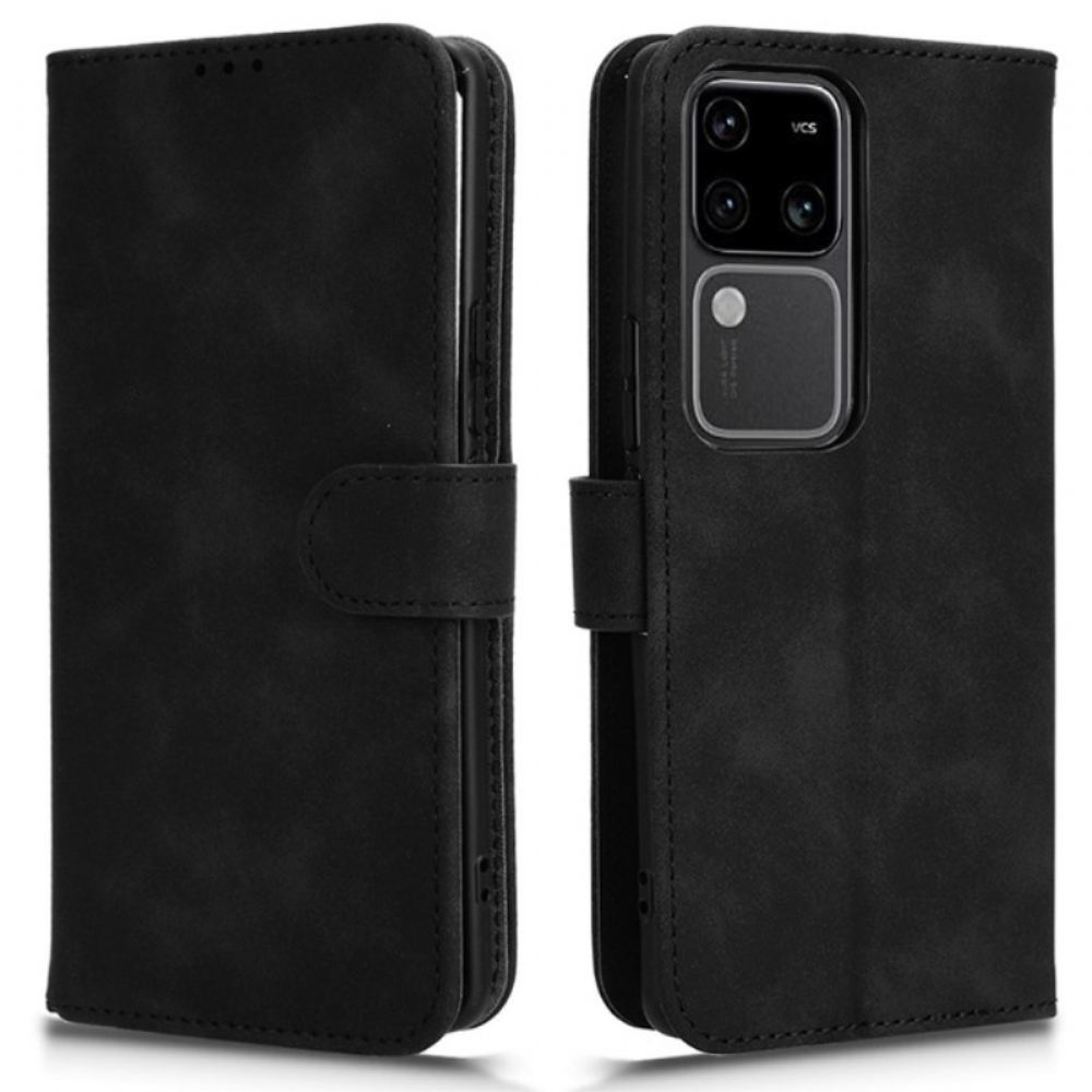 Kožený Kryt Na Vivo V30 5g Semišový Efekt