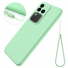 Kryt Vivo V30 5g Kryty Na Mobil Řemínek Z Tekutého Silikonu