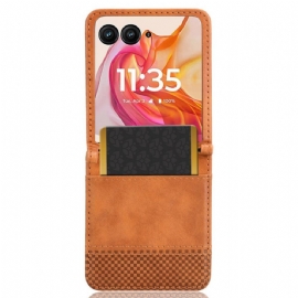 Kryt Motorola Razr Plus 2024 Kryty Na Mobil Vintage Frieze Card Holder