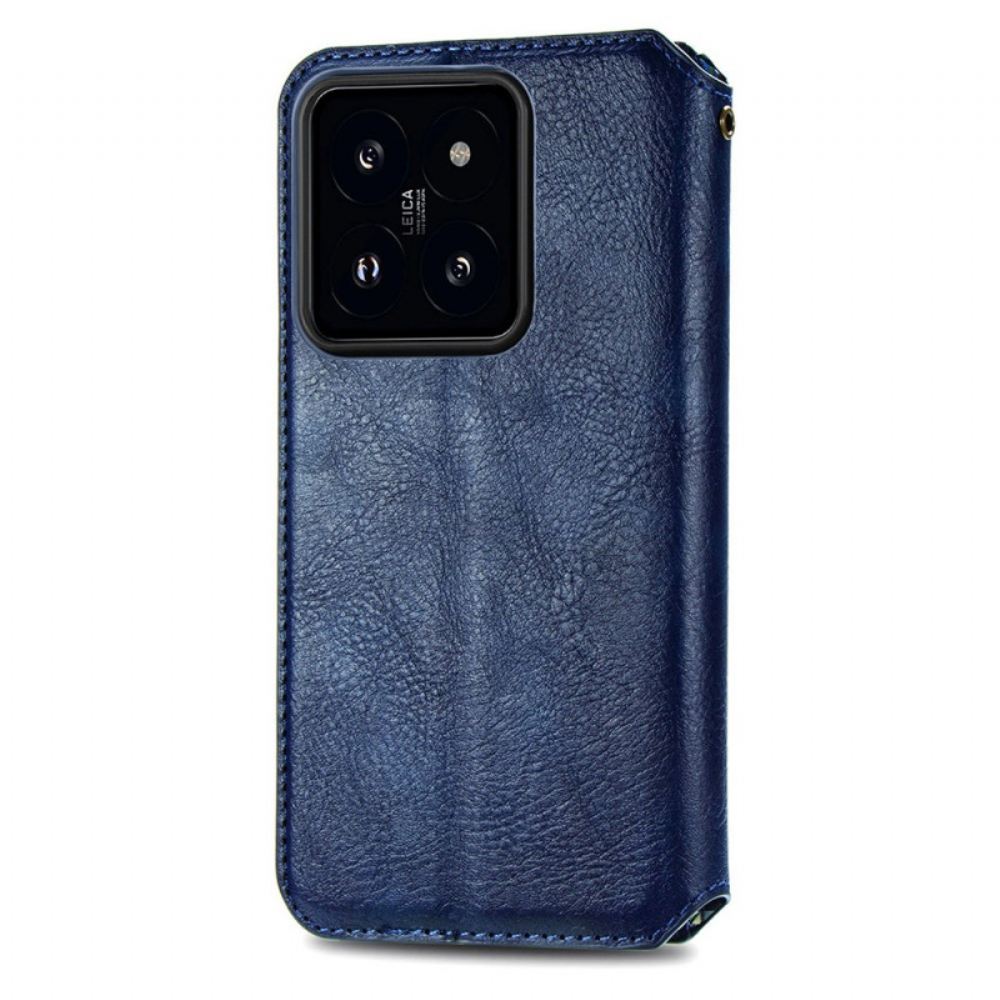 Kožené Pouzdro Folio Na Xiaomi 14 3d Vzor