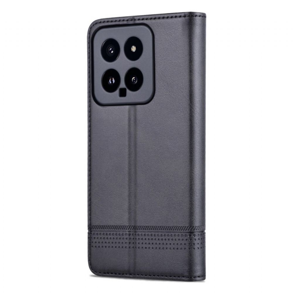 Kožené Pouzdro Folio Xiaomi 14 Styl Kůže Azns