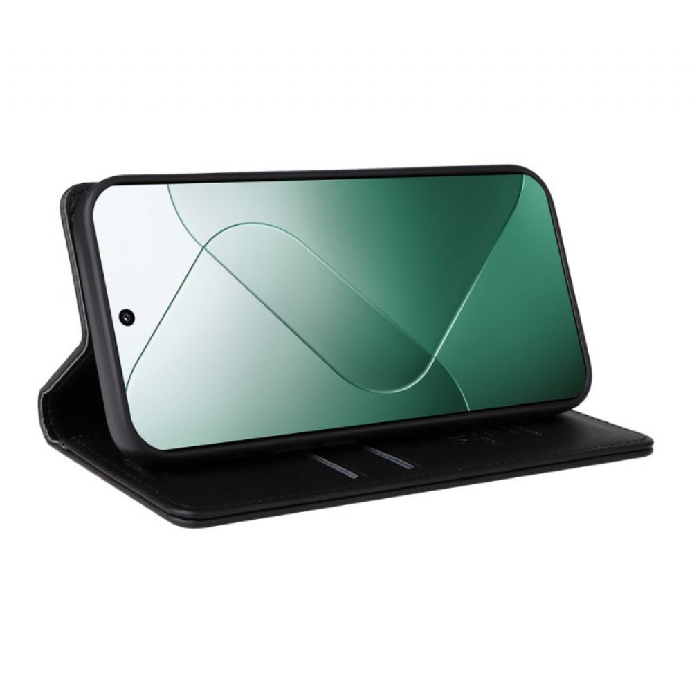 Kožené Pouzdro Folio Xiaomi 14 Yikatu