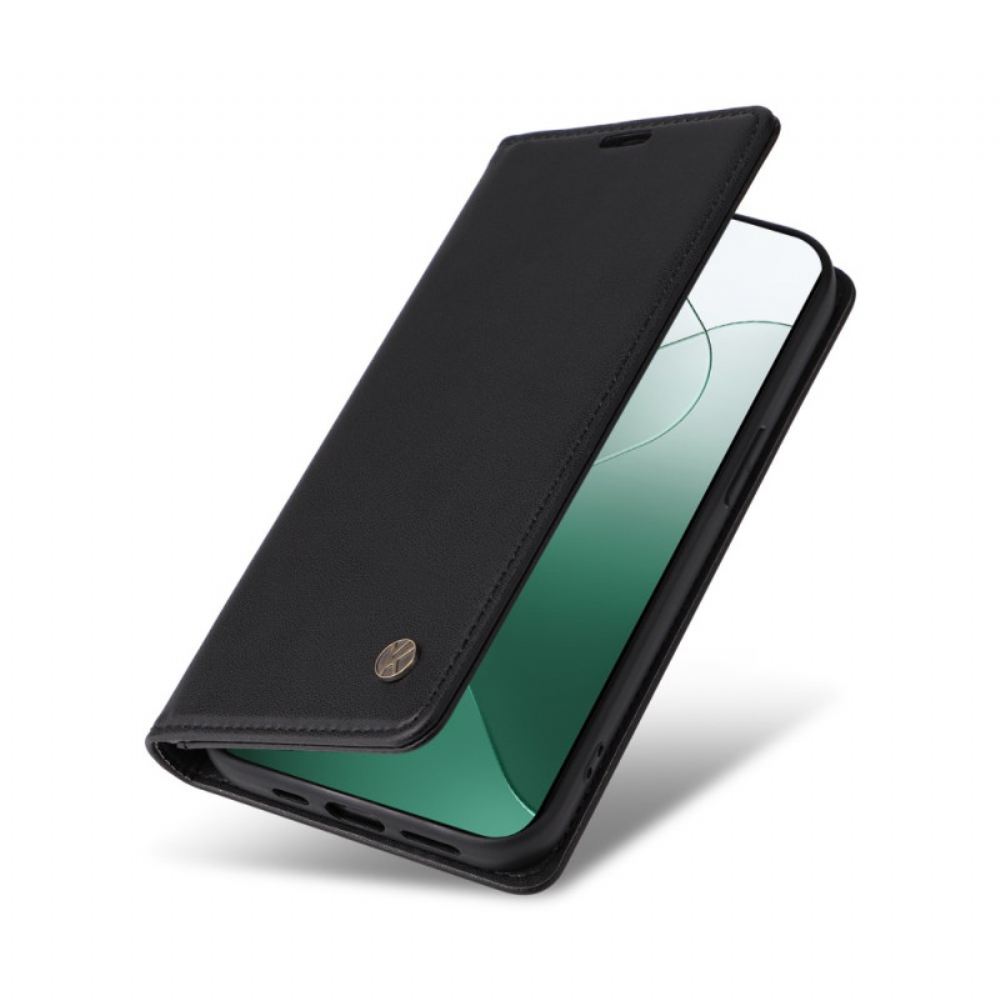 Kožené Pouzdro Folio Xiaomi 14 Yikatu