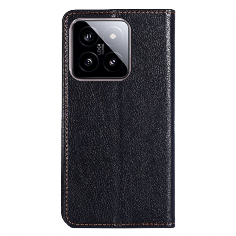 Kožené Pouzdro Xiaomi 14 Imitace Kůže